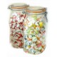 2 Litre Preserve Jars Containing Personalised Rock Sweets
